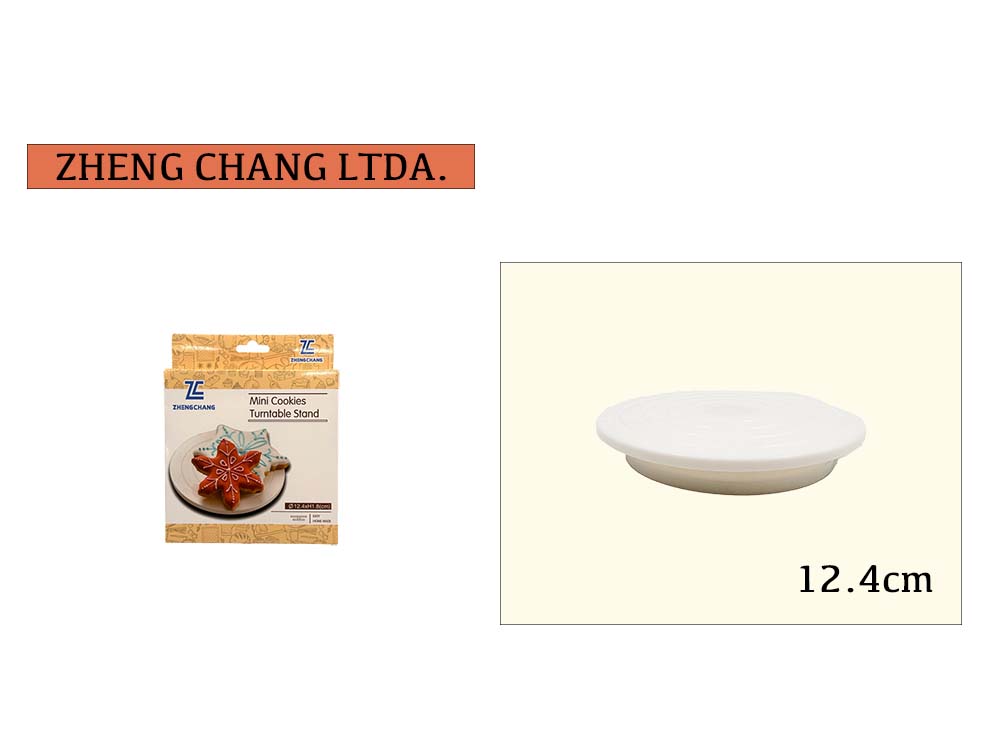 Base giratoria para galletas 12.4cm (x12)
