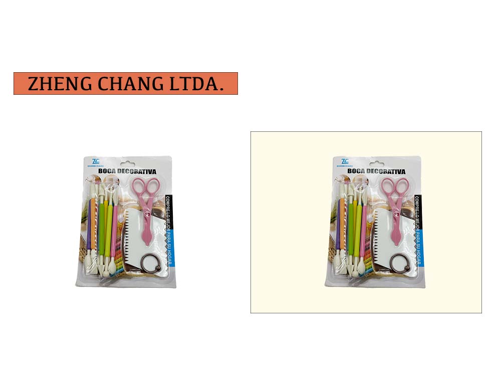 Juego de herramientas para decorar tortas (x12)