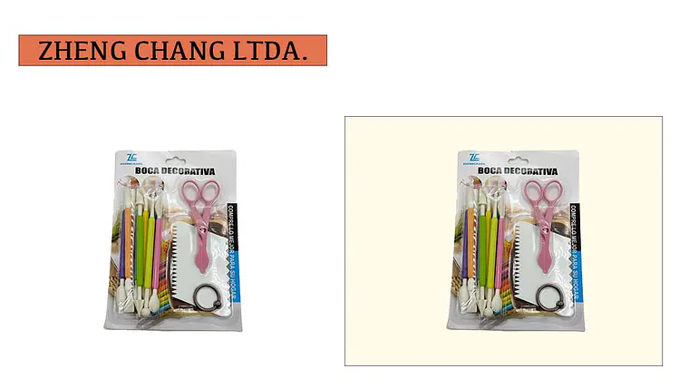 Juego de herramientas para decorar tortas (x12) 1