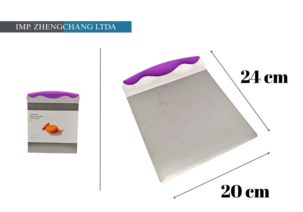 Pala de acero inoxidable para trasladar tortas (x12)