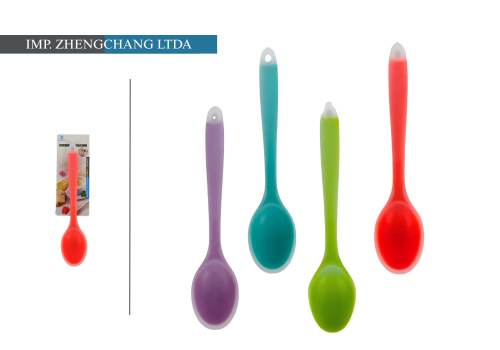 Cuchara pequeña de silicona para cocinar (x12)