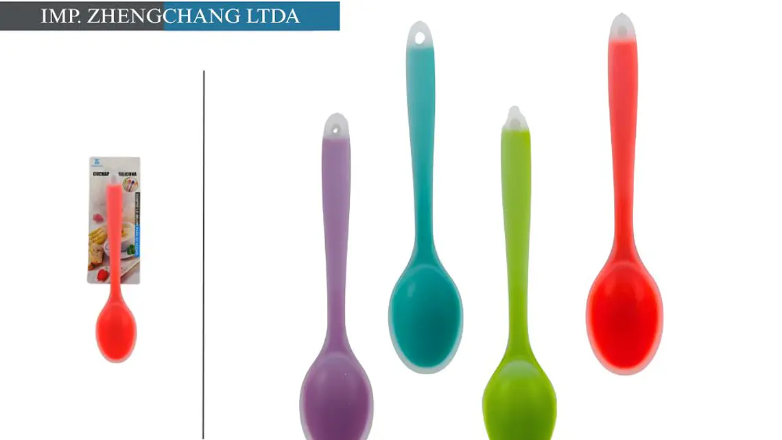 Cuchara pequeña de silicona para cocinar (x12) 1