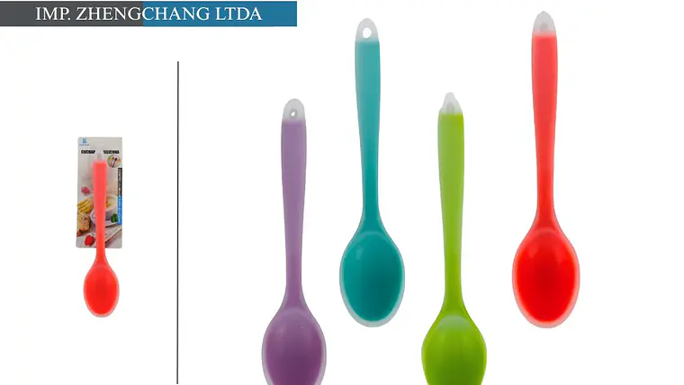 Cuchara pequeña de silicona para cocinar (x12) 1