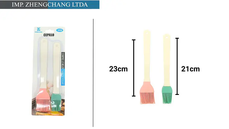Juego de 2 brochas de cocina, 21 y 23 cm (x12) 1