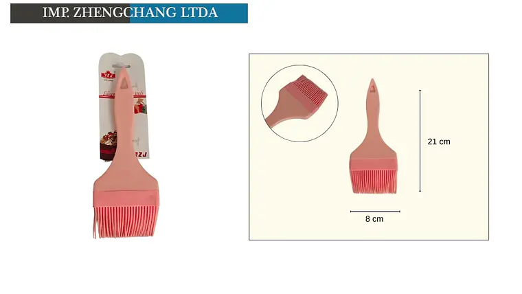Brocha ancha de silicona para cocina, 21 cm (x12) 1