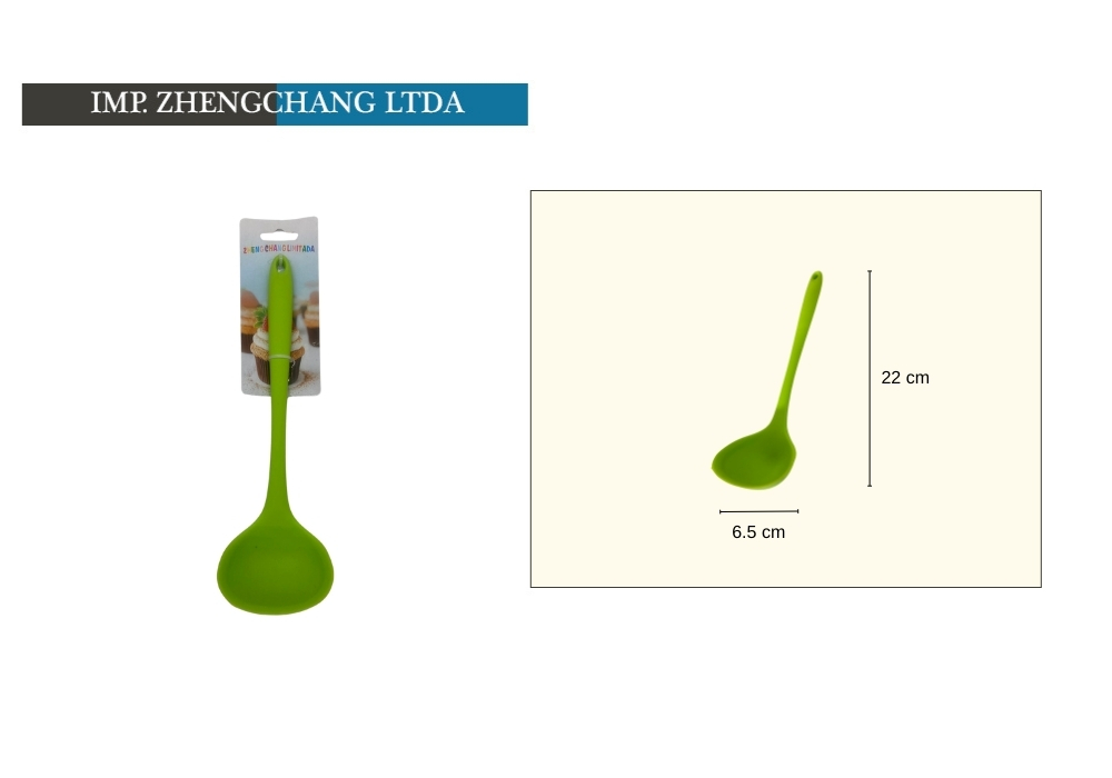 Cucharón pequeño de silicona, 22 cm (x12)