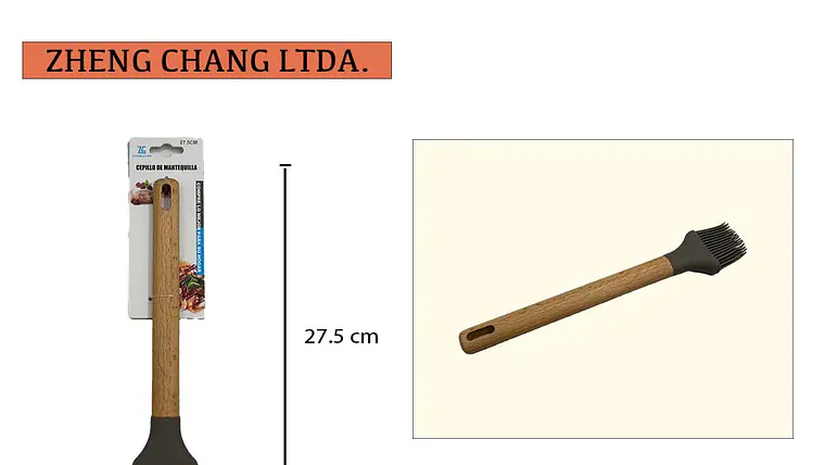 Brocha de cocina con mango de madera, 27,5 cm (x12) 1