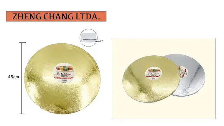Base redonda gruesa para torta, 45 cm (X10) 1