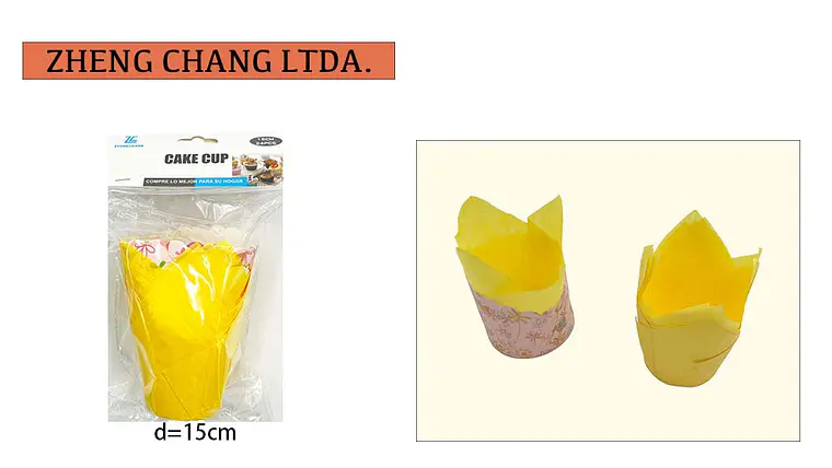 Cápsulas para cupcakes tipo tulipán, 12 unidades (x12) 1