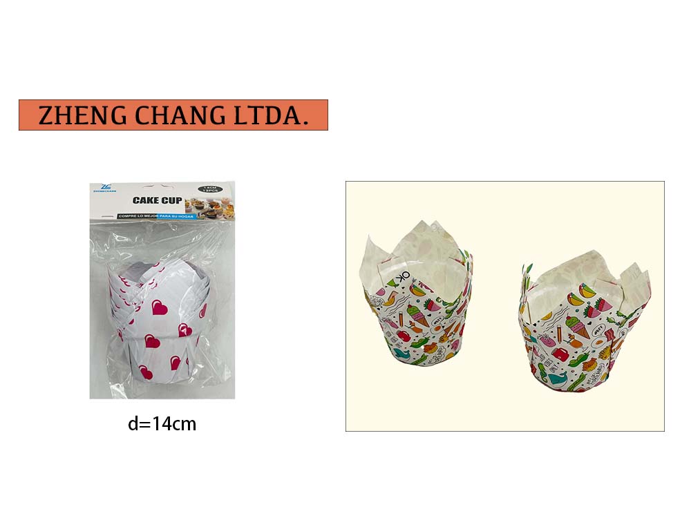 Cápsulas estampadas para cupcakes con puntas, 12 unidades (x12)