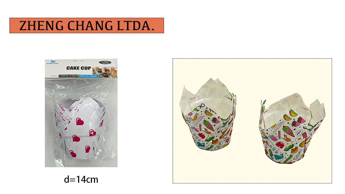 Cápsulas estampadas para cupcakes con puntas, 12 unidades (x12) 1