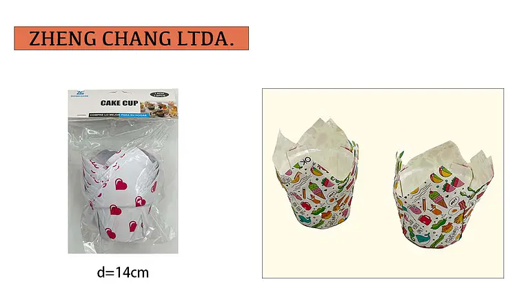 Cápsulas estampadas para cupcakes con puntas, 12 unidades (x12) 1