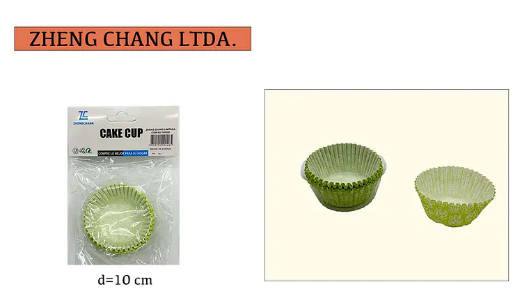 Cápsulas de papel estampadas para cupcakes, 10 cm (x24) 1