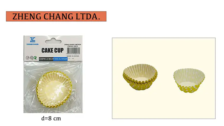 Cápsulas de papel estampadas para cupcakes, 8 cm (x24) 1