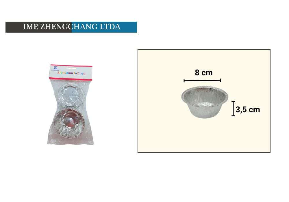 Cápsulas de aluminio para cupcakes, 8 × 3,5 cm (x12)