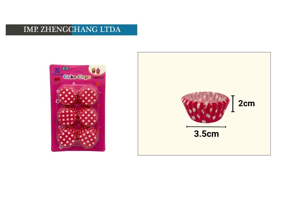 Cápsulas pequeñas de papel para cupcakes, base de 3,5 cm (x12)