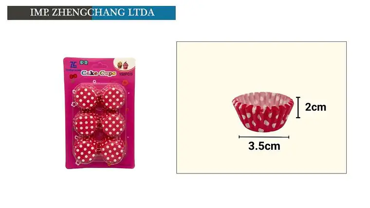 Cápsulas pequeñas de papel para cupcakes, base de 3,5 cm (x12) 1