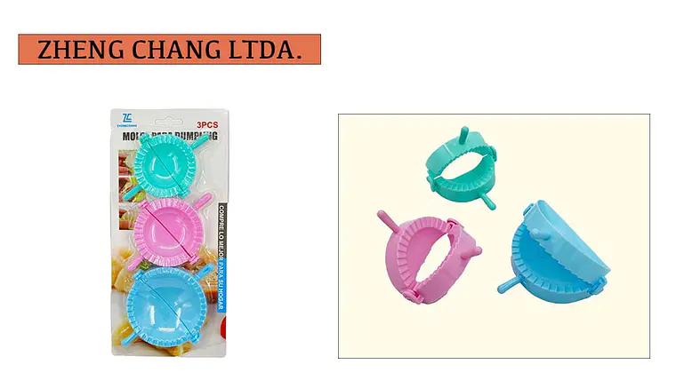Juego de 3 moldes de colores para empanadas (x12) 1