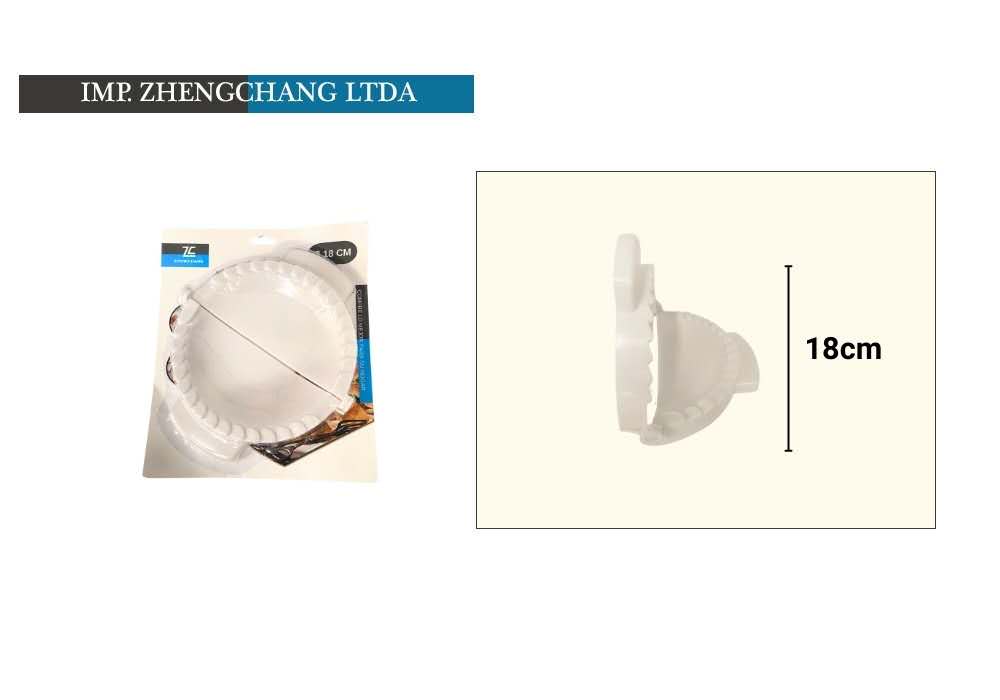 Molde plegable para empanadas, 18 cm (x6)