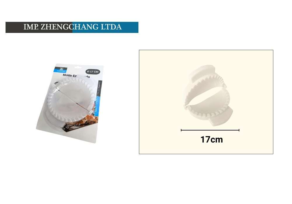 Molde plegable para empanadas, 17 cm (x6)