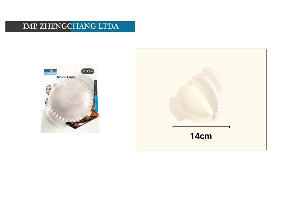Molde plegable para empanadas, 14 cm (x12)