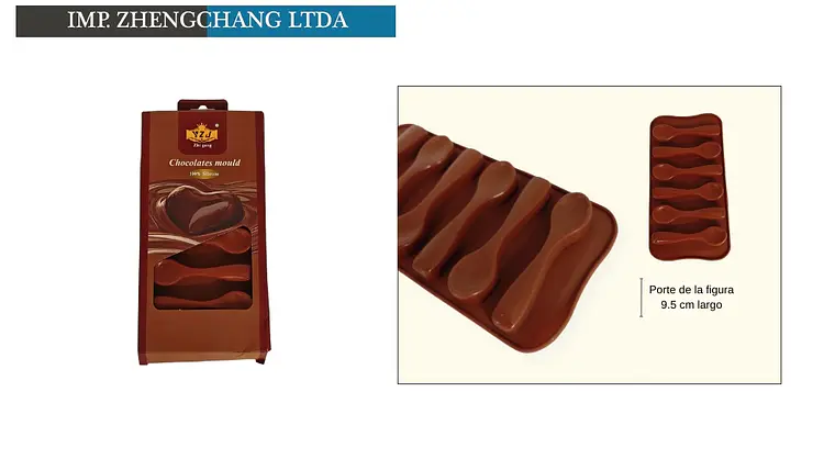 Molde para chocolates con forma de cucharita (x12) 1