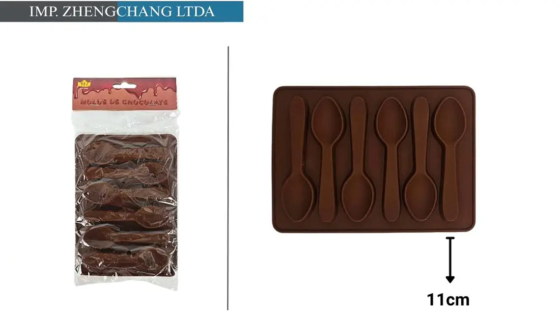 Molde para chocolates con forma de cuchara (x12) 1