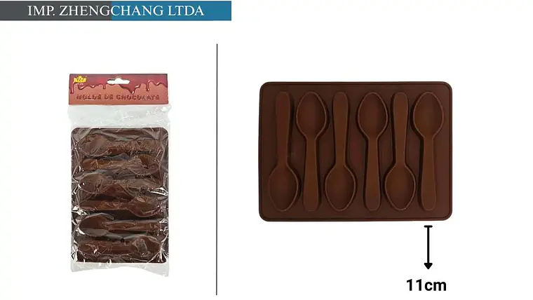 Molde para chocolates con forma de cuchara (x12) 1