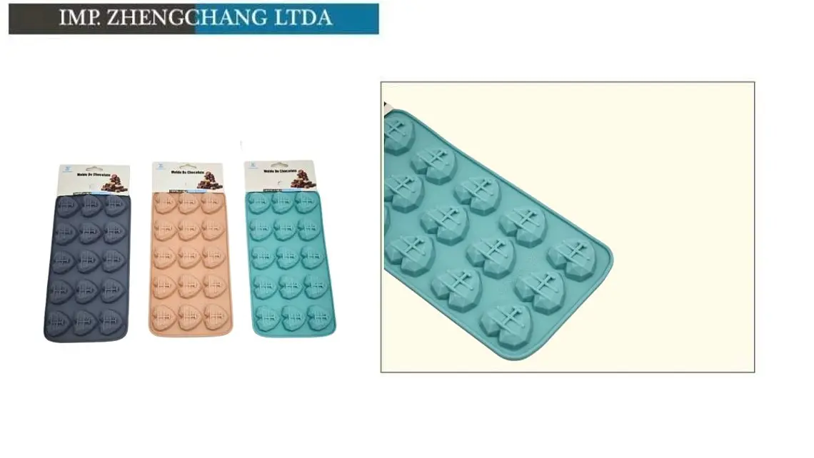 Molde de silicona para chocolates con caritas de animales (x12) 1