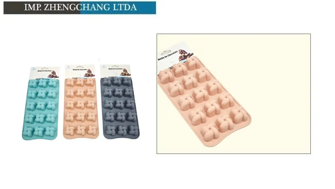 Molde de silicona para chocolates con ositos (x12) 1