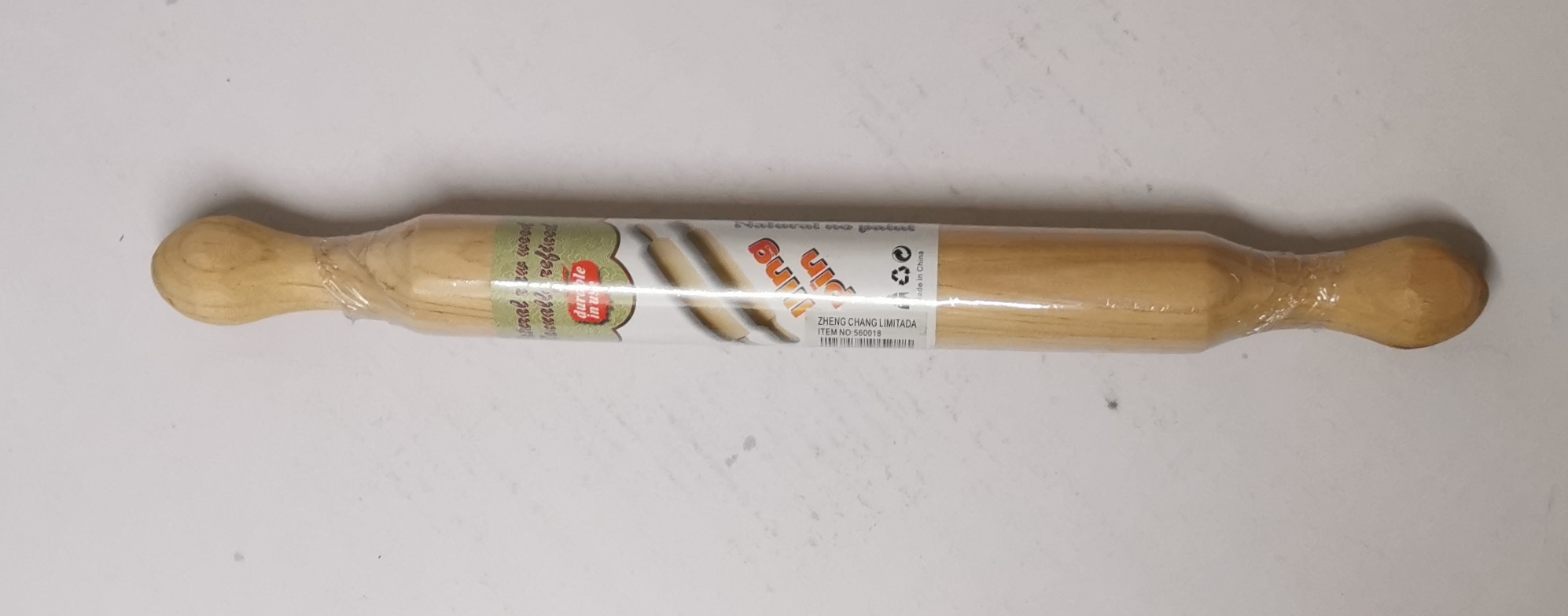 Rodillo de madera con mangos redondeados (x12)