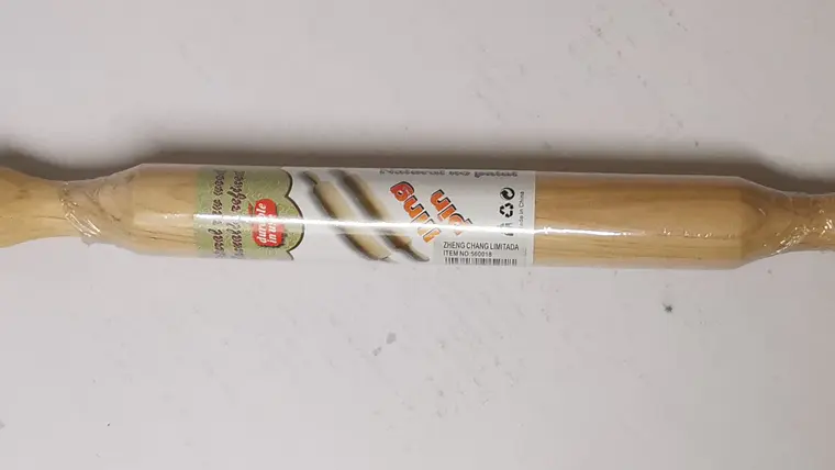 Rodillo de madera con mangos redondeados (x12) 1