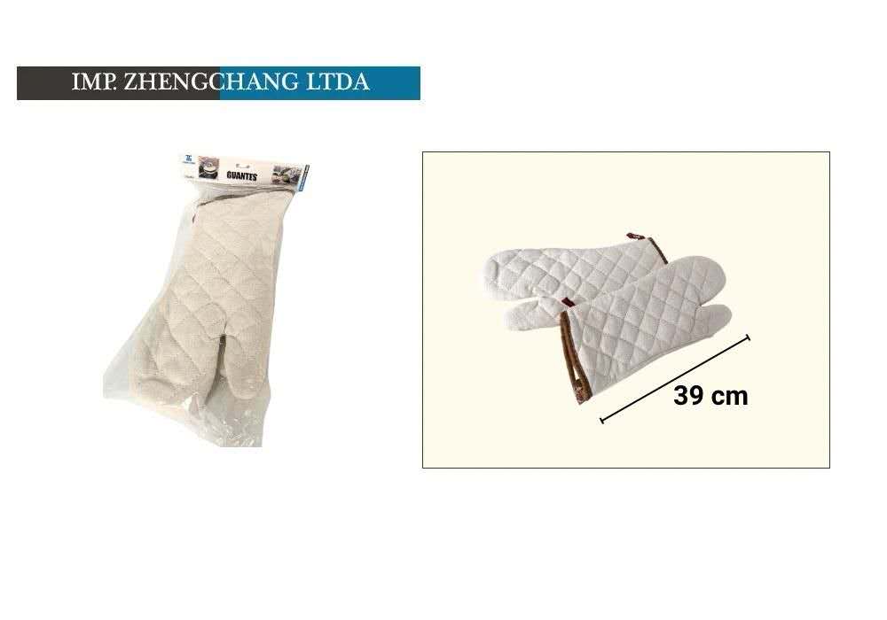 Guante acolchado para horno, 39 cm (x12)
