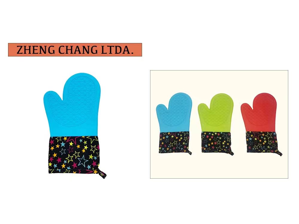 Guante de silicona con puño estampado (x12)