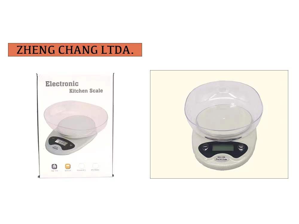 Balanza digital con recipiente transparente (x10)