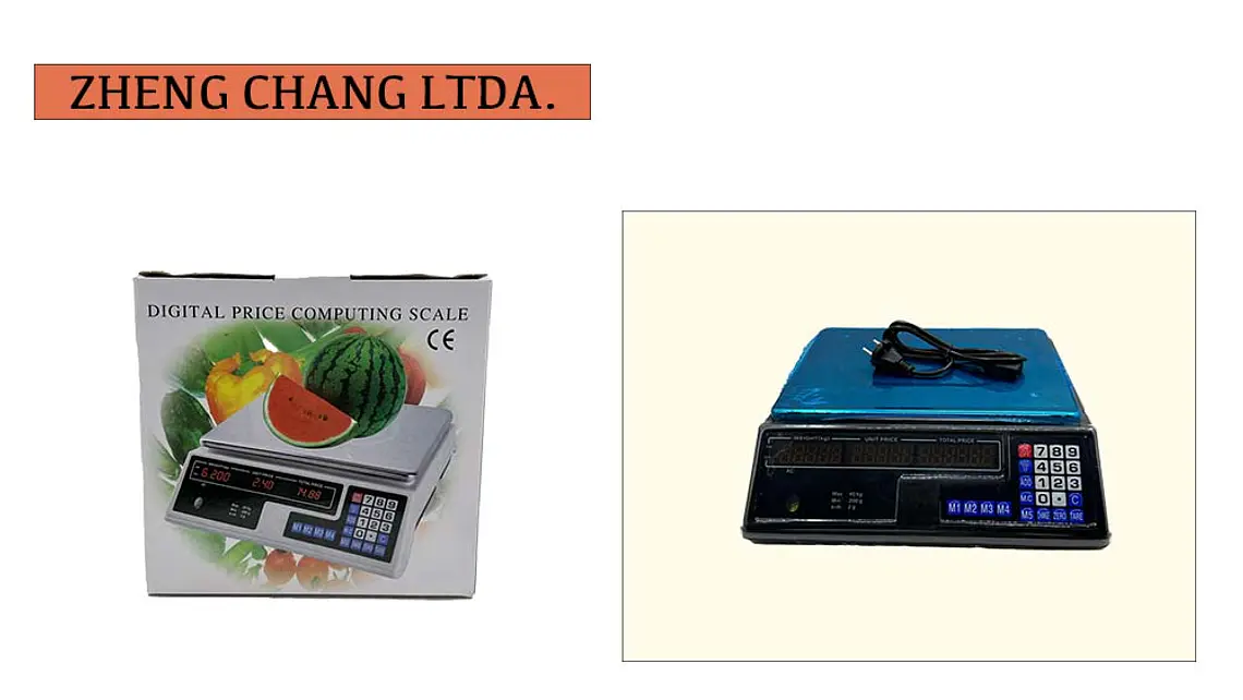 Balanza digital con cálculo de precio (x1) 1