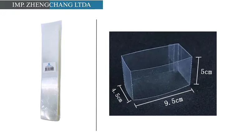 Banda rectangular para postres, 9,5 × 4,5 × 5 cm (x5) 1