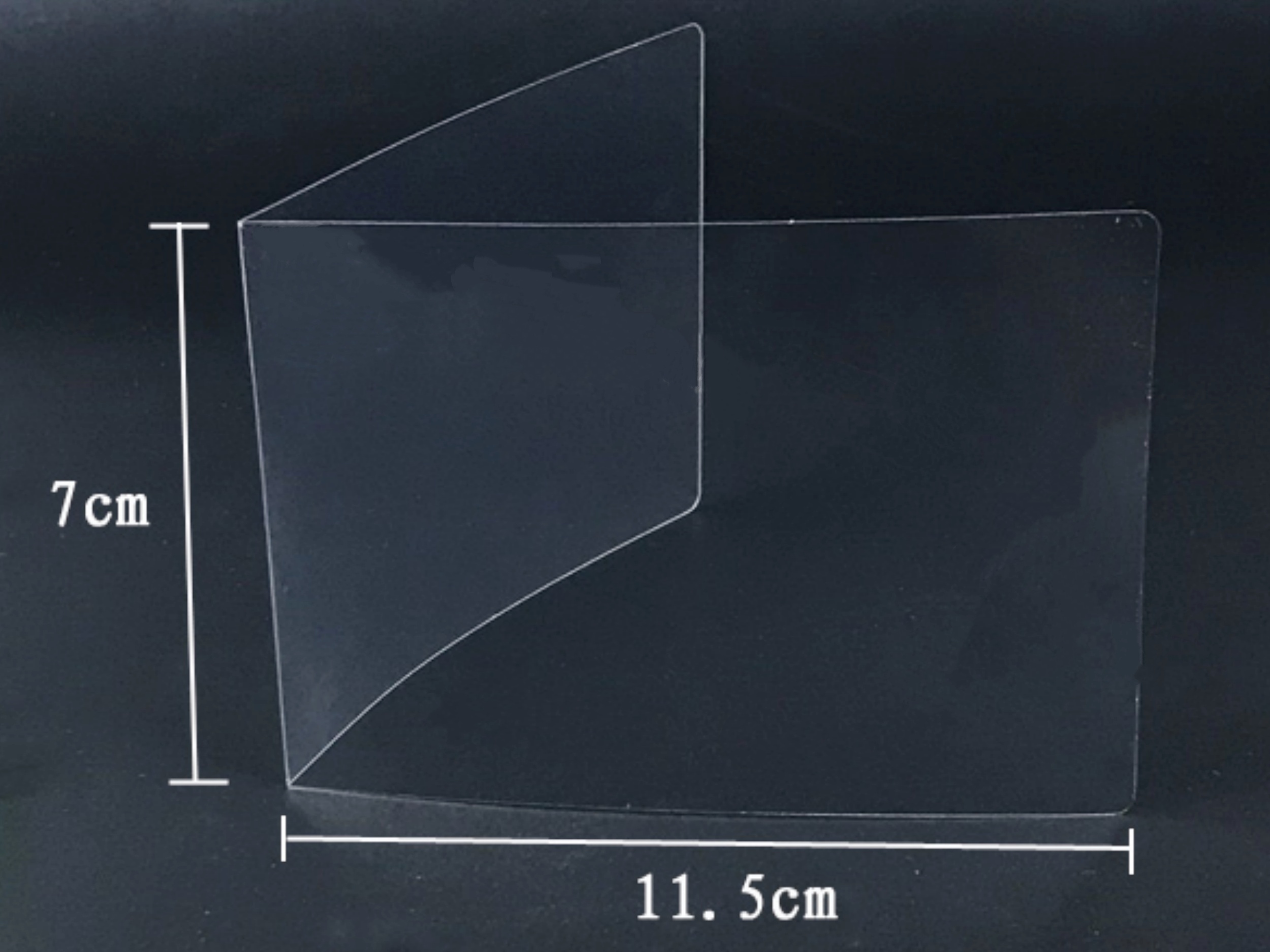 Banda triangular para porciones de torta, 7 cm de alto (x5)