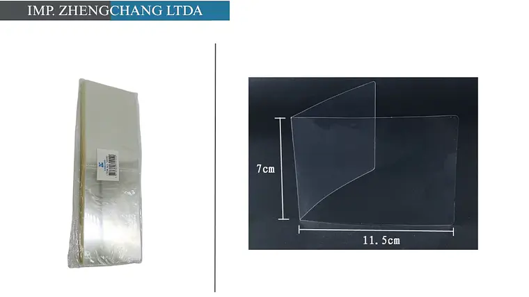 Banda triangular transparente para porciones de torta (x5) 1