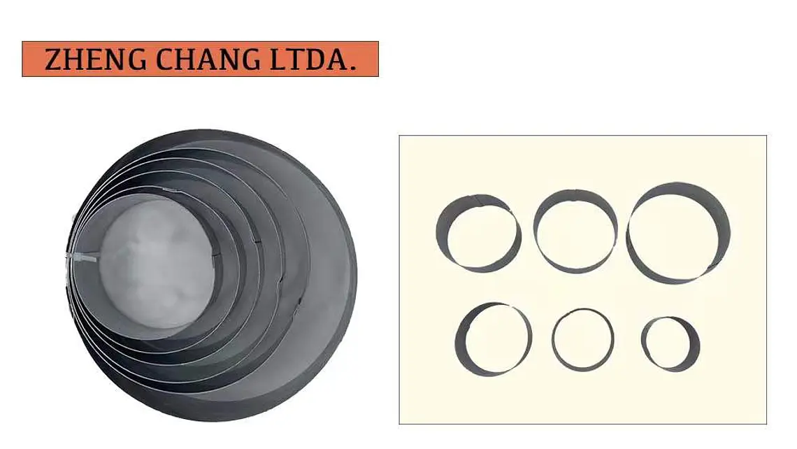 Juego de 6 aros redondos para mousse, de 6 a 12 cm (x12) 1