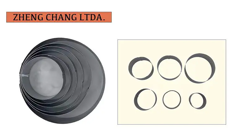 Juego de 6 aros redondos para mousse, de 6 a 12 cm (x12) 1