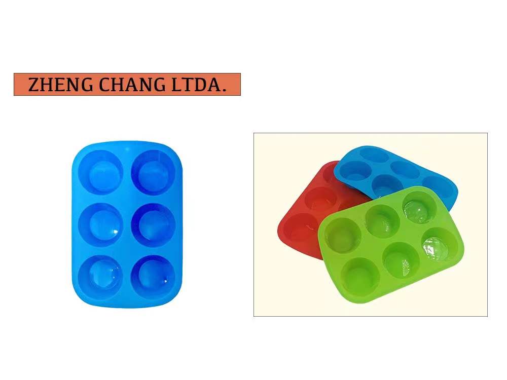 Molde de silicona para cupcakes, 6 cavidades (x12)