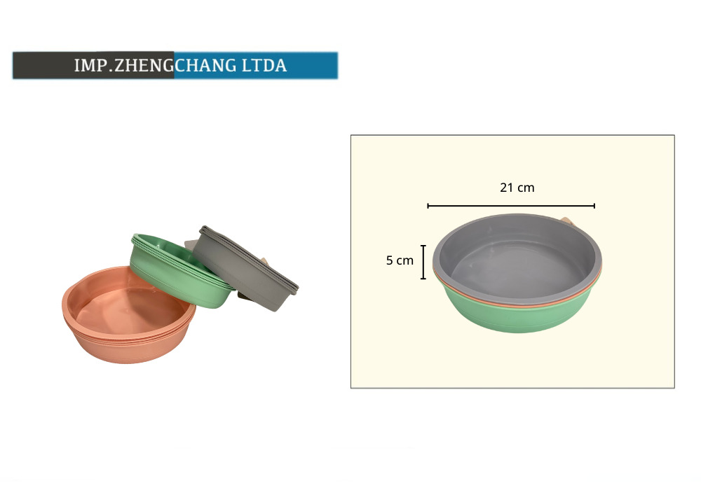 Molde redondo de silicona para torta, 21 cm (x12)