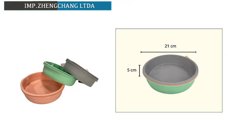 Molde redondo de silicona para torta, 21 cm (x12) 1
