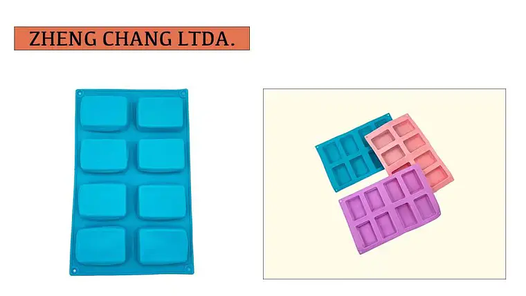 Molde de silicona con 8 cavidades rectangulares (x12) 1
