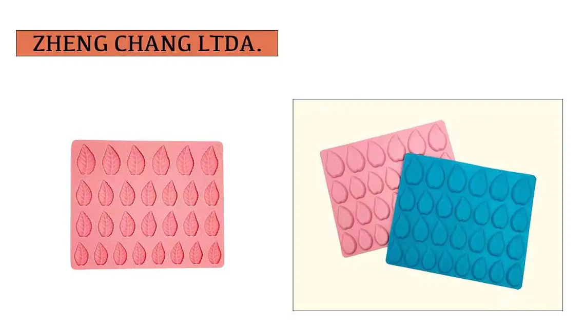 Molde de silicona con hojas pequeñas para chocolate (x12) 1