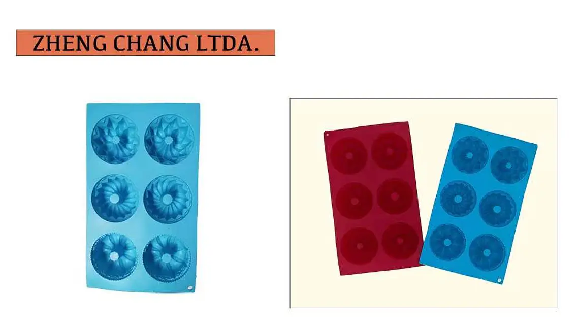 Molde de silicona con 6 minirosquillas decorativas (x12) 1