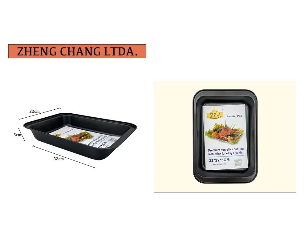 Bandeja rectangular para horno, 32 × 22 × 5 cm (x10)