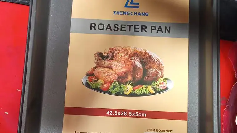 Bandeja rectangular para horno, 42,5 × 28,5 × 5 cm (x10) 1