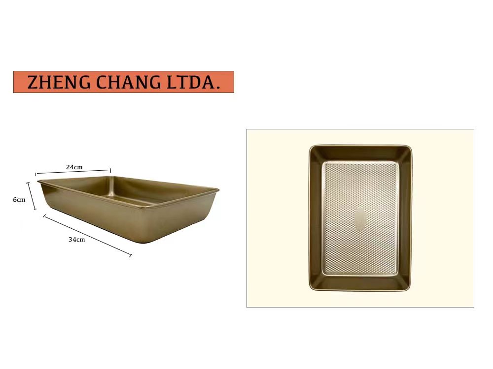 Molde rectangular para torta, 34 × 24 cm (x6)